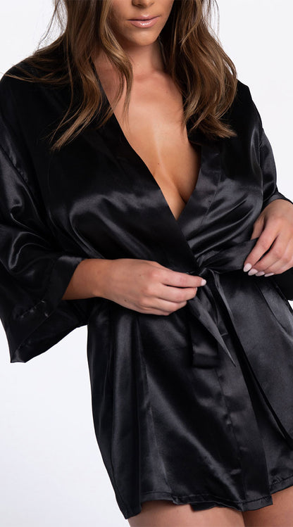 Me Time Satin Robe