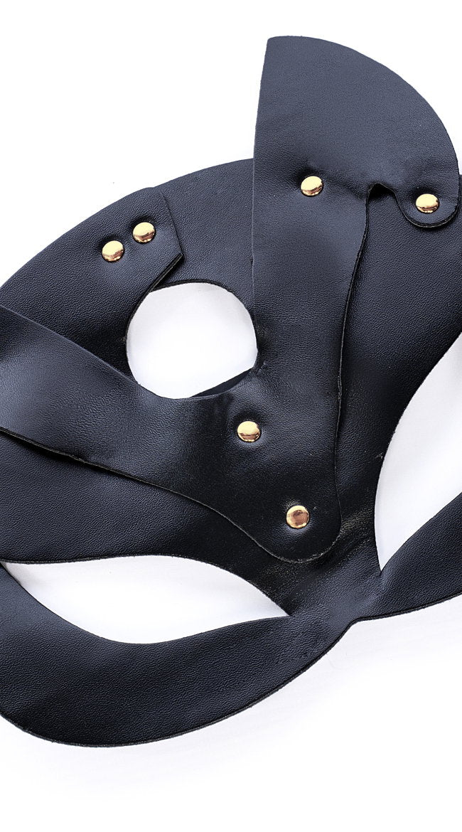 Faux Leather Eye Mask