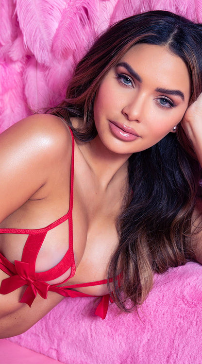 Bow Statement Bra Set