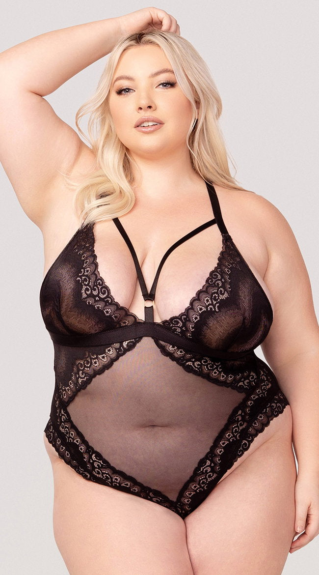 Yandy Plus Size Love Me Forever Teddy