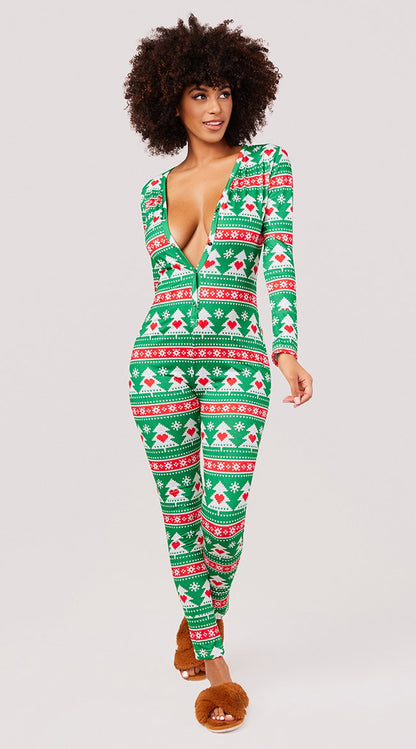 Yandy Tree Of A Kind Onesie